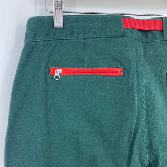 Topo Designs Womens Climb Pants Size L Organic Cotton Outdoor Hiking NWT Green - Picture 11 of 12